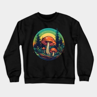 Mushroom in the Woods Crewneck Sweatshirt